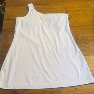 Lavender One-Shoulder Dress